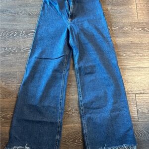 Zara Dark Blue Flare Jeans